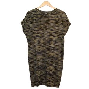 Missoni Sleeveless, Chevron Dress, Brown/Yellow, Size Medium